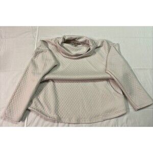 Victory Outfitters Women’s Large Pullover Quilted Jacket Cream Minimalist